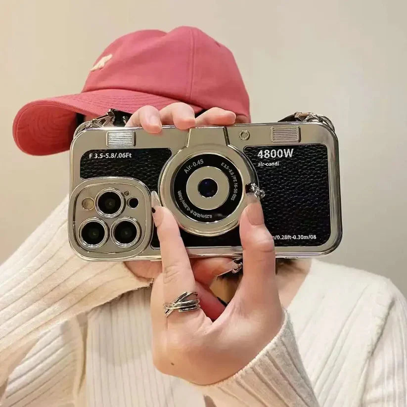 iPhone- 3D Retro Vintage Camera Case